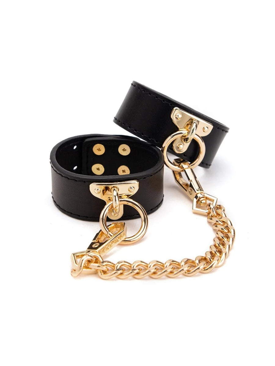 Aziza Black Wrist Cuffs