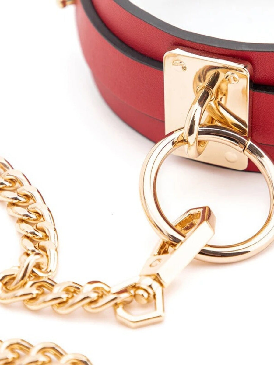 Aziza Red Collar